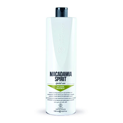 ACONDICIONADOR NUTRITIVO MACADAMIA Y COLAGENO 1000ML LIGHT IRRIDIANCE EC