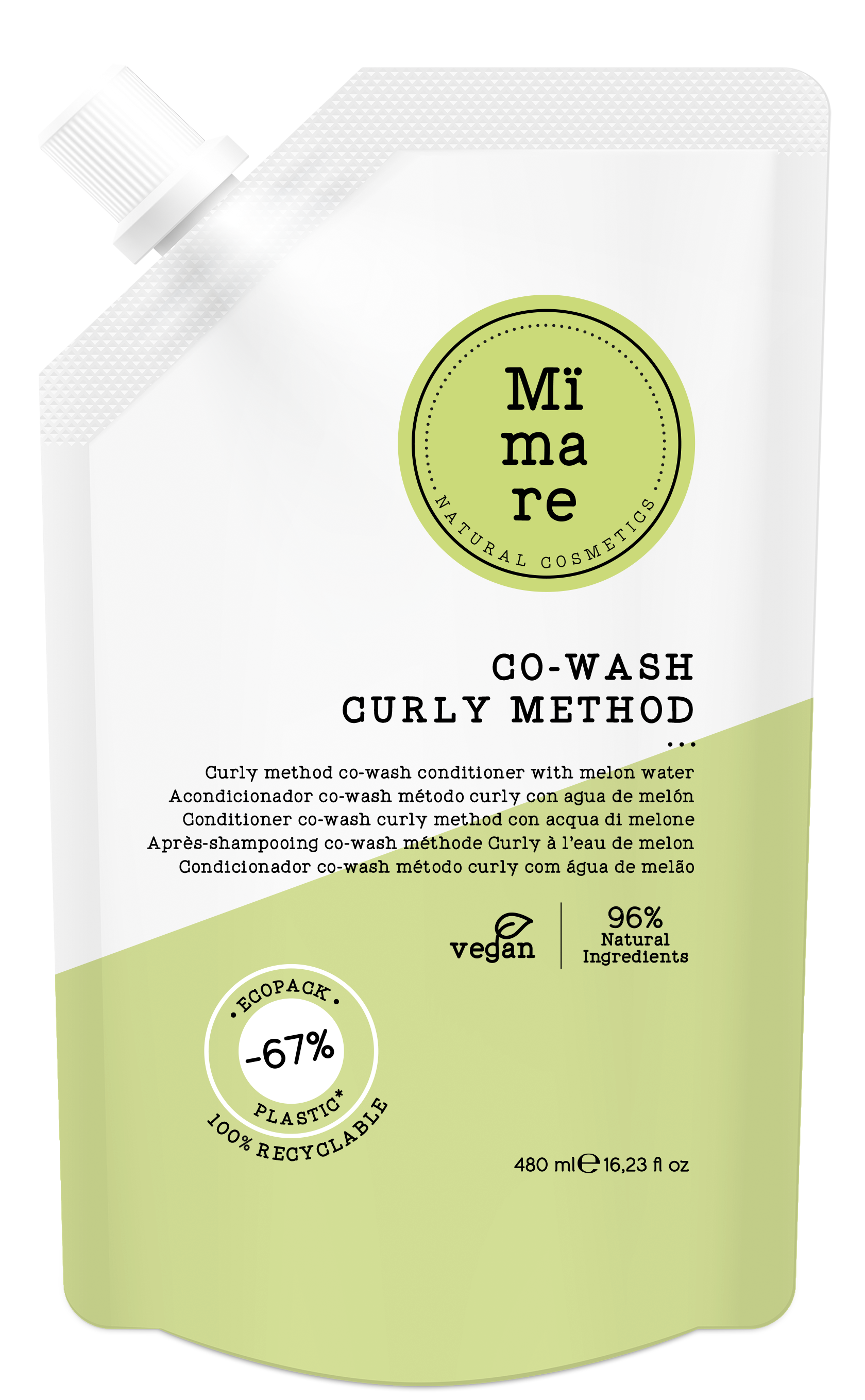 ACONDICIONADOR METODO CURLY CO WASH 480ML MIMARE