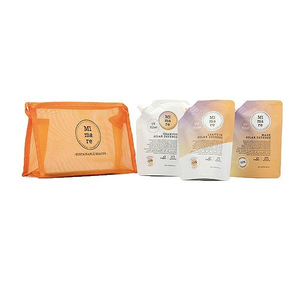 KIT SOLAR DEFENSE ( Ch 200ml+mas.200ml+leave 200ml + neceser) MIMARE