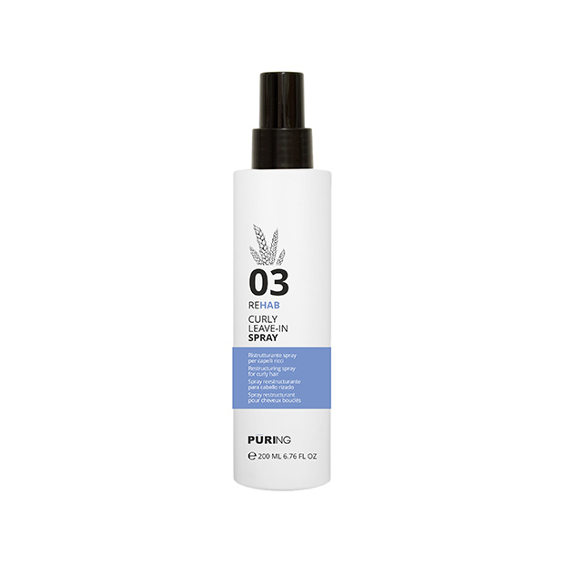 SPRAY SIN ENJUGE 03 REHAB CABELLOS RIZADOS Y CRESPOS 200ML PURING