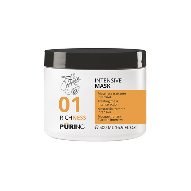 MASCARILLA 01 RICHNESS INTENSIVA CABELLOS SECOS Y TRATADOS 500ML PURING