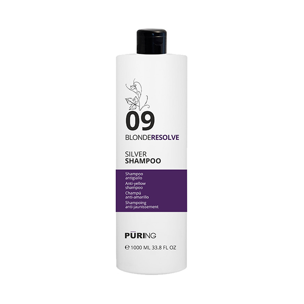 CHAMPU 09 BLONDERESOLVE PLATA 1000ML PURING