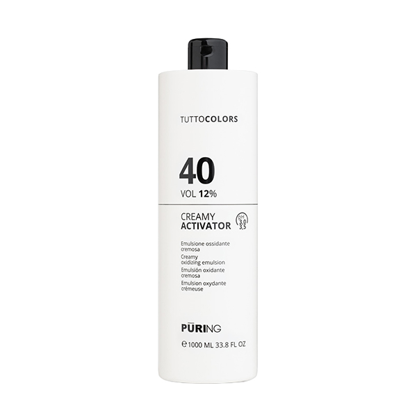 ACTIVADOR OXIDANTE CREMOSO TUTTOCOLORS 40V 1000ML PURING