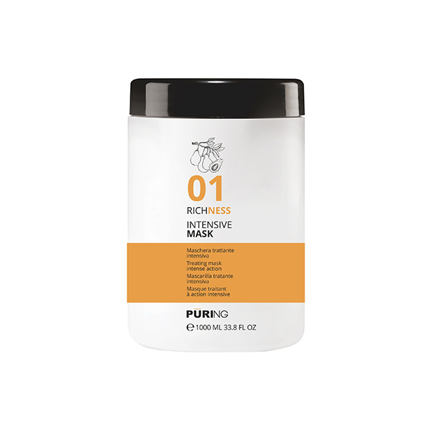 MASCARILLA 01 RICHNESS INTENSIVA CABELLOS SECOS Y TRATADOS 1000ML PURING