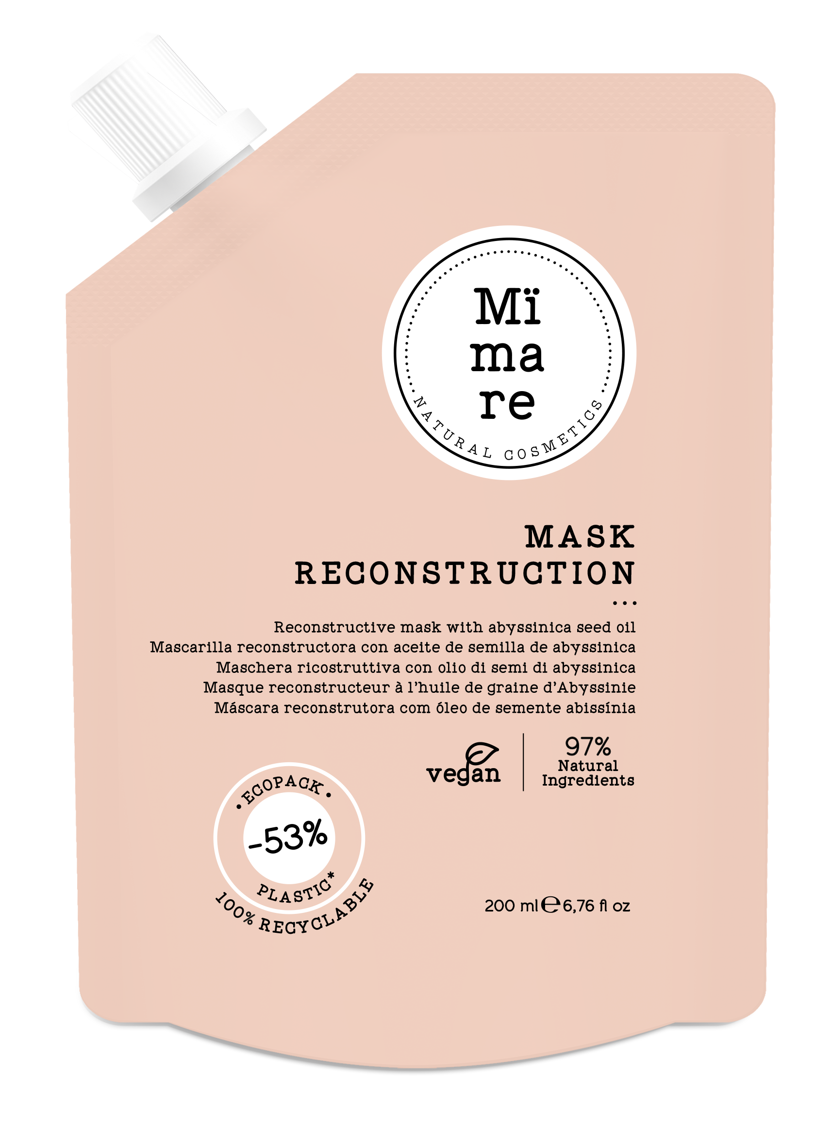 MASCARILLA RECONSTRUCCION 200ML (CABELLOS GRUESOS- FINOS Y MEDIOS) MIMARE