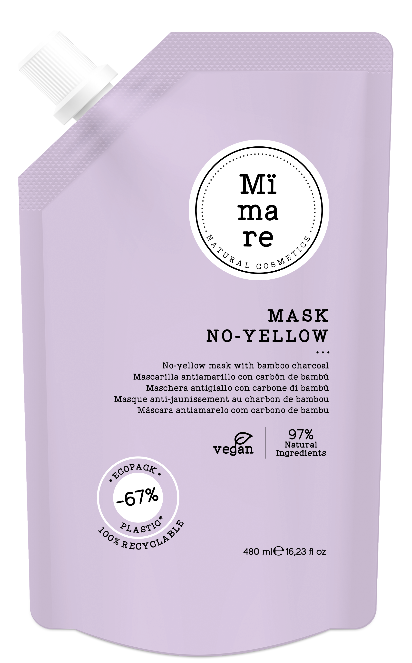 MASCARILLA SILVER ANTI-AMARILLO 480ML MIMARE
