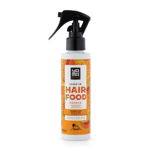 SPRAY LEAVE IN HAIR FOOD PAPAYA 120ML YAMA