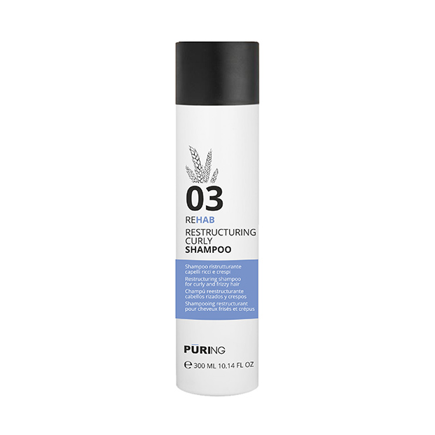 CHAMPU 03 REHAB REESTRUCTURANTE CABELLOS RIZADOS Y CRESPOS 300ML PURING
