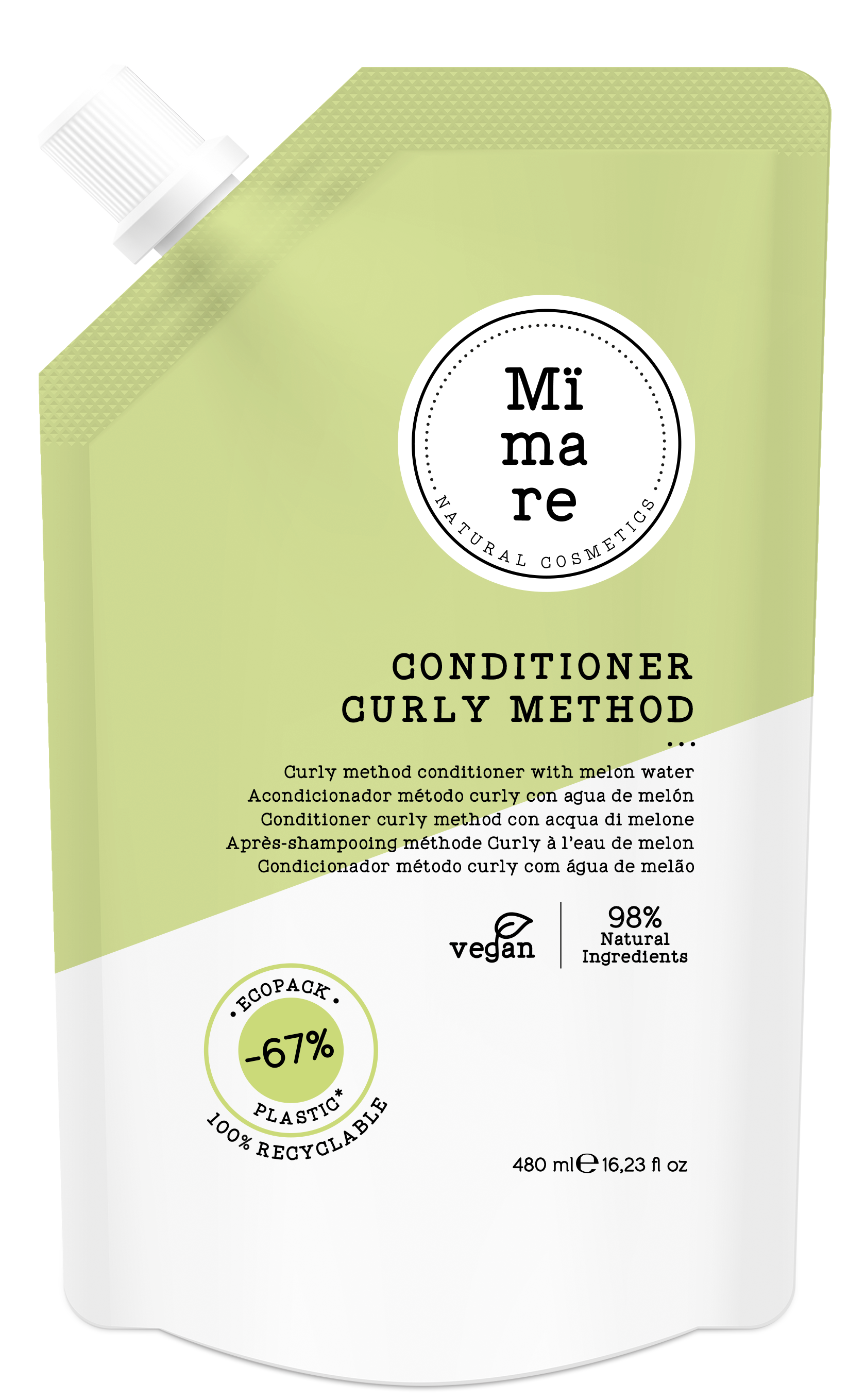 ACONDICIONADOR METODO CURLY 480ML MIMARE