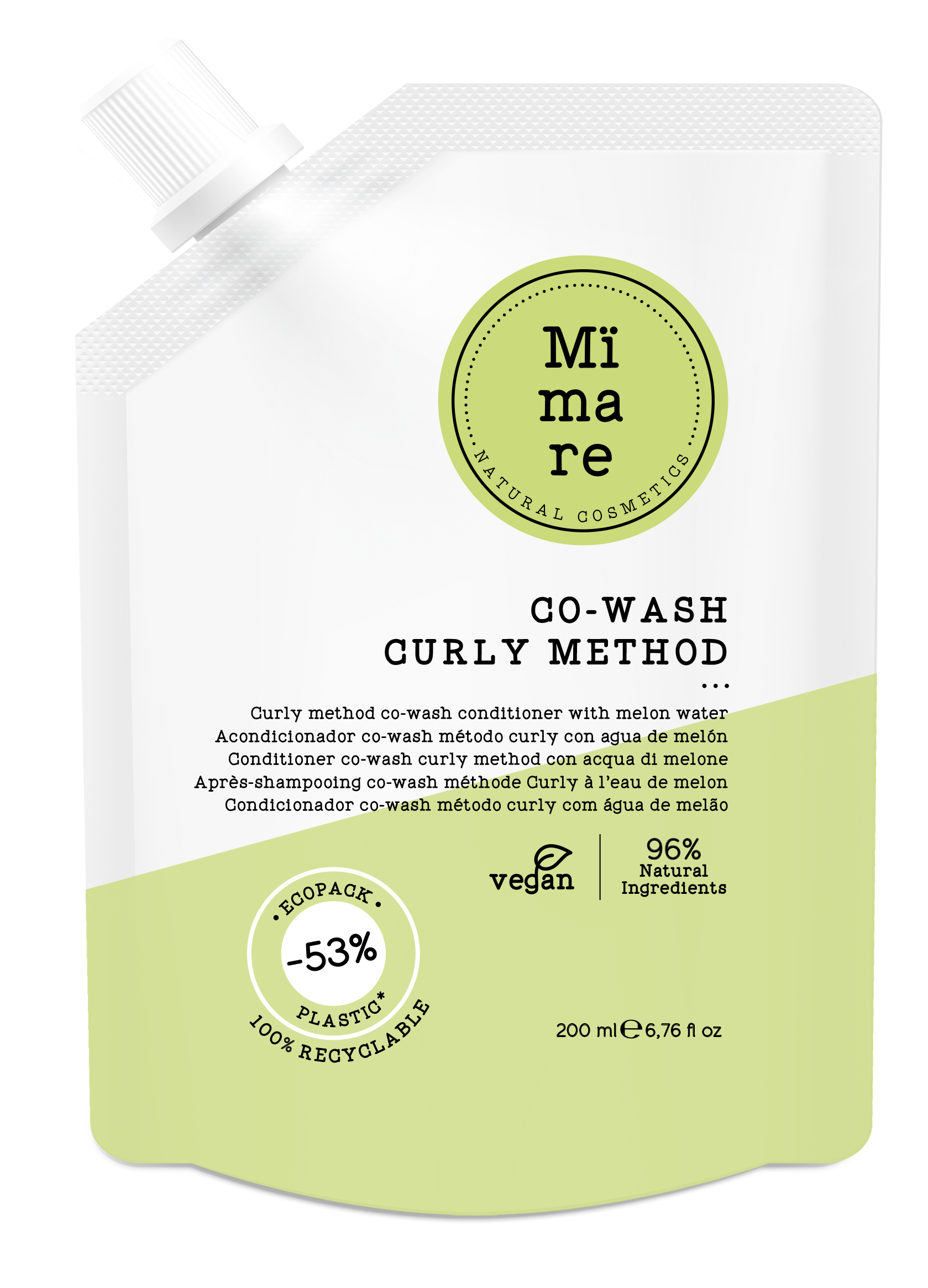ACONDICIONADOR METODO CURLY CO WASH 200ML MIMARE