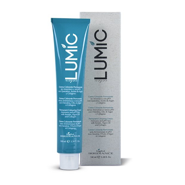 TINTE LUMIC IRRIDIANCE 8.13 RUBIO CLARO BEIGE SIN AMONIACO 100ML