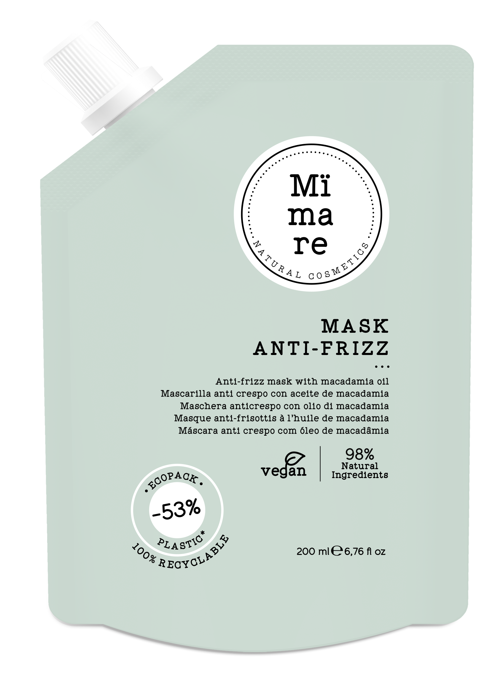 MASCARILLA DISCIPLINANTE ANTI - FRIZZ 200ML MIMARE