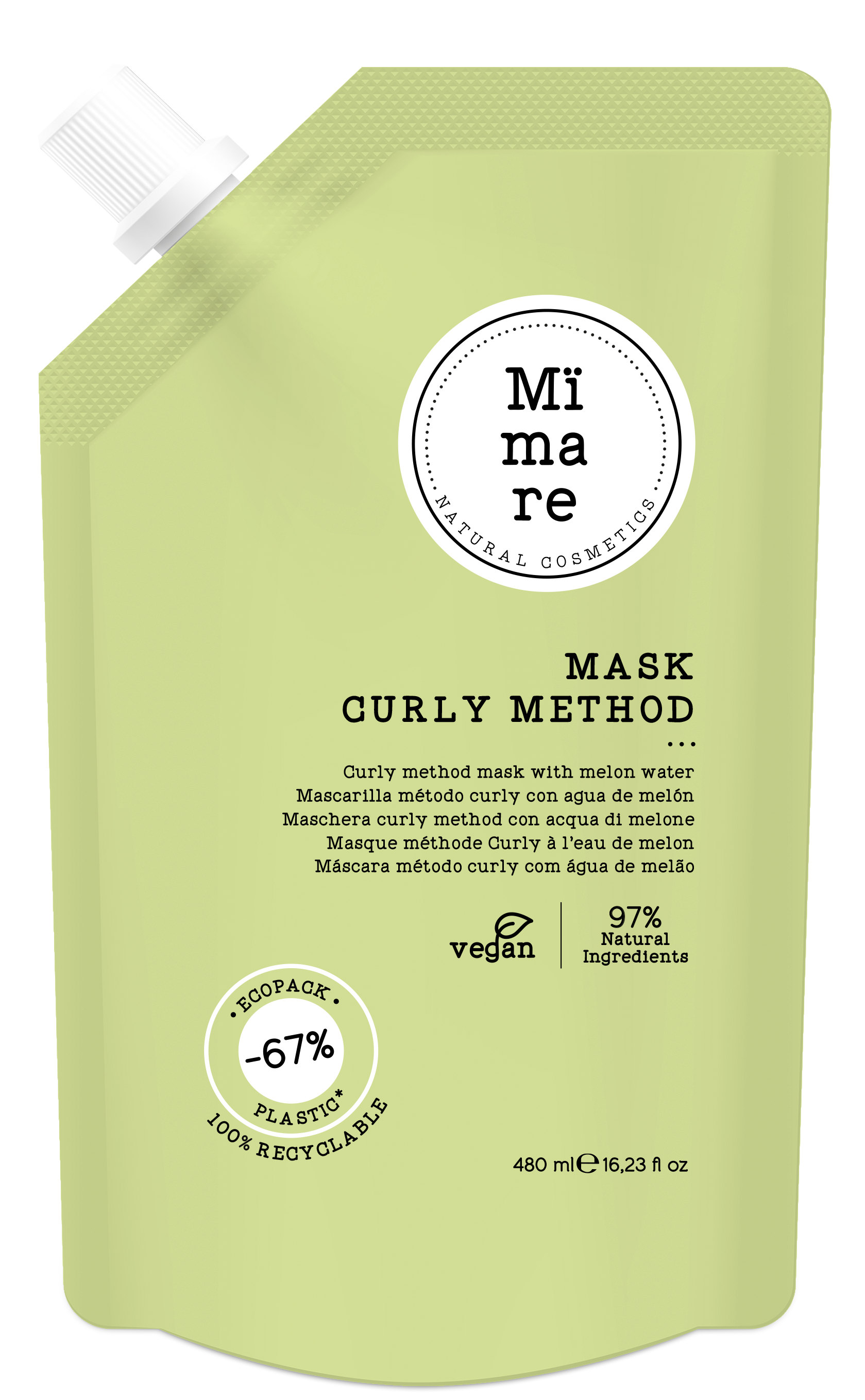 MASCARILLA METODO CURLY 480ML MIMARE